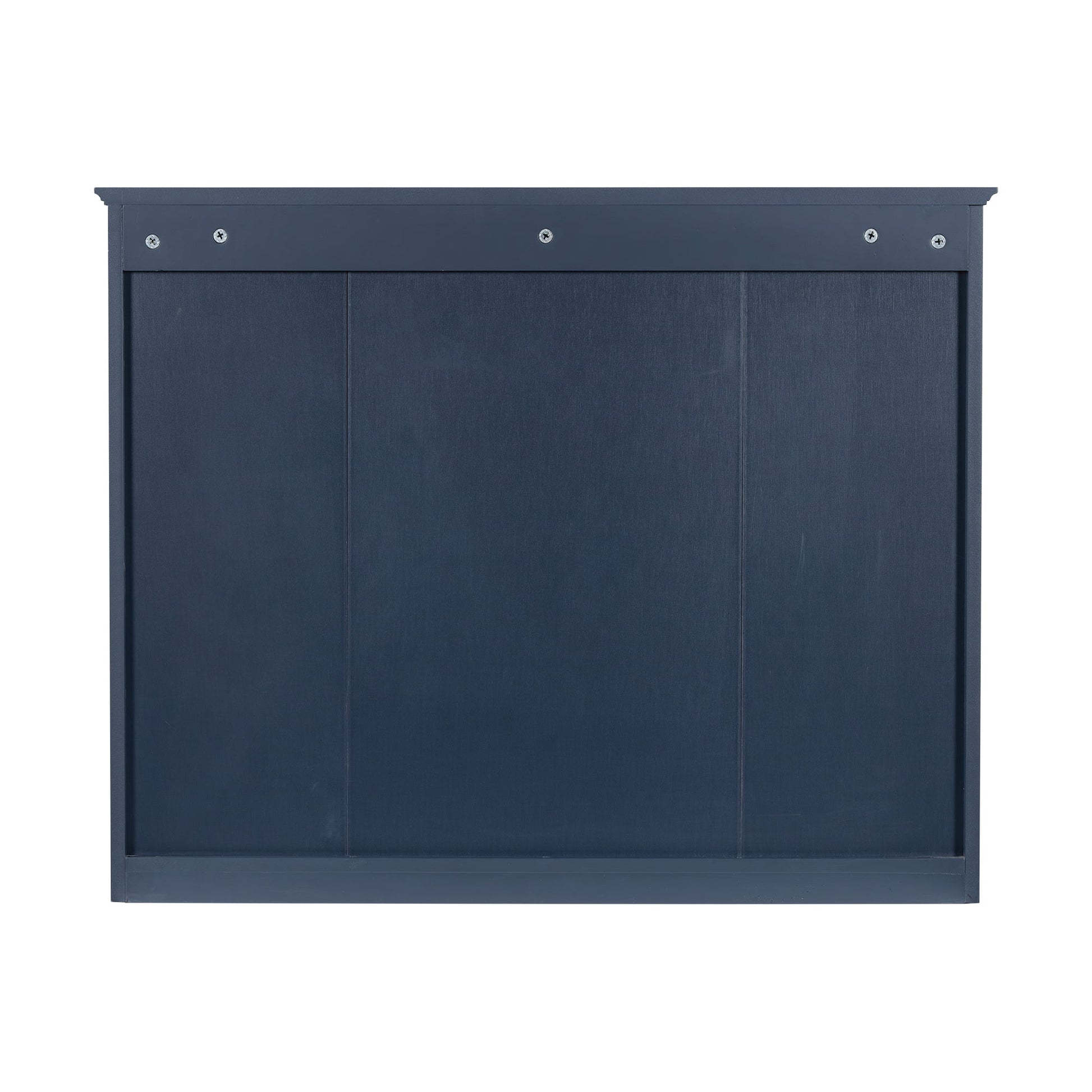 Furvclv Bathroom Wall Mirror Cabinet Modern Wall Mounted Cabinet Storage Organizer With Single Mirror Door 6 Open Shelves