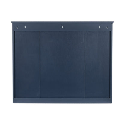 Furvclv Bathroom Wall Mirror Cabinet Modern Wall Mounted Cabinet Storage Organizer With Single Mirror Door 6 Open Shelves