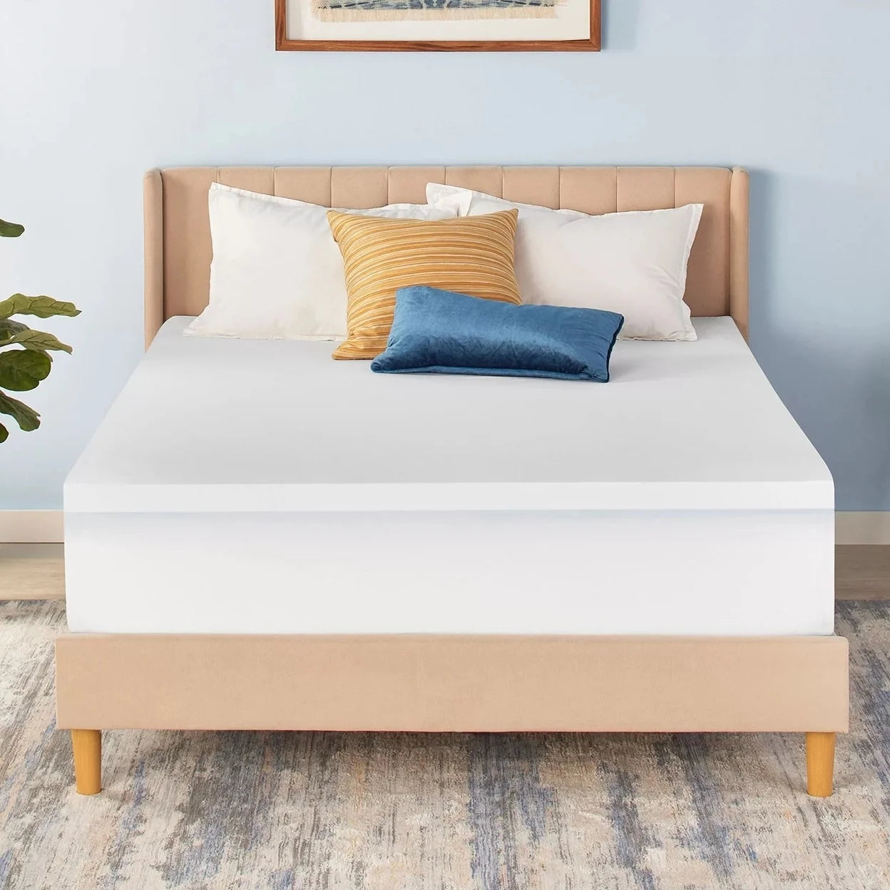 Serta 3" Cool Nights Gel Memory Foam Mattress Topper King