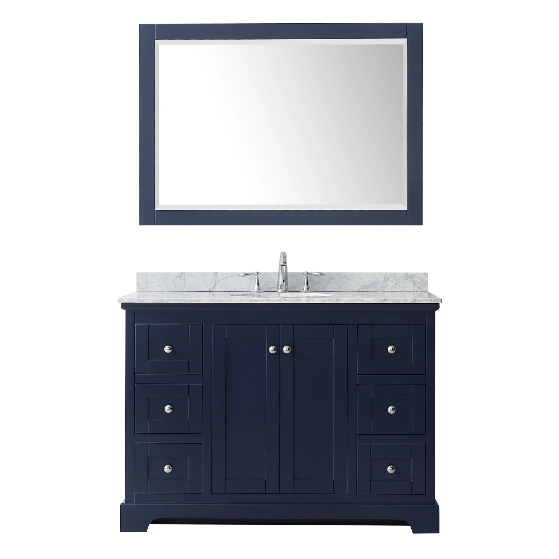 Wyndham Collection Oval Sink Wood Single Bathroom Vanity in White/Gold