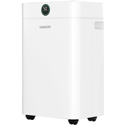 HUMSURE 35 Pint Dehumidifier 3000 Sq.Ft Room, for Basements with Drain Hose, Ideal for Large& Medium Sized Bathroom and Bedroom, Max Moisture Removal 50 Pints (95 "F, 95% RH)