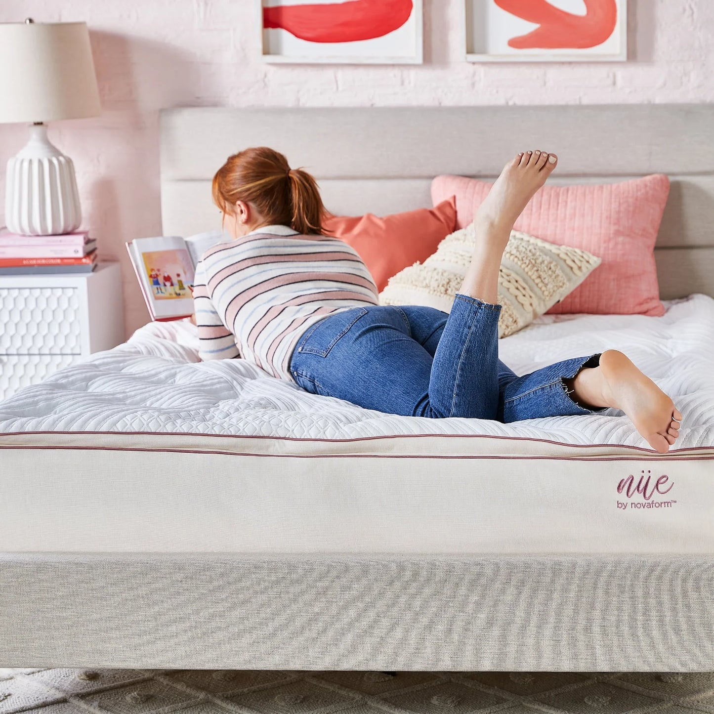 nue by Novaform Plush Pillowtop 12" Gel Memory Foam Mattress, Full
