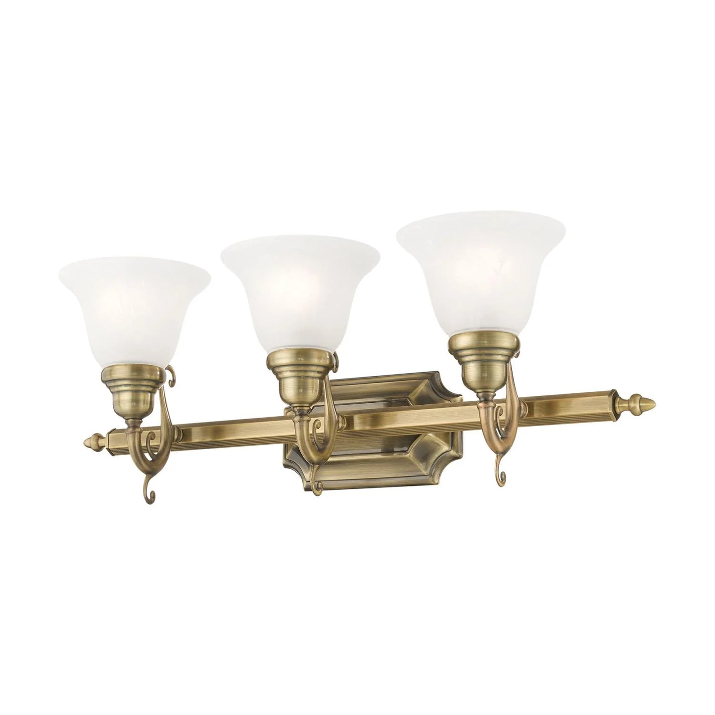 Livex Lighting French Regency Bath Light in Antique Brass