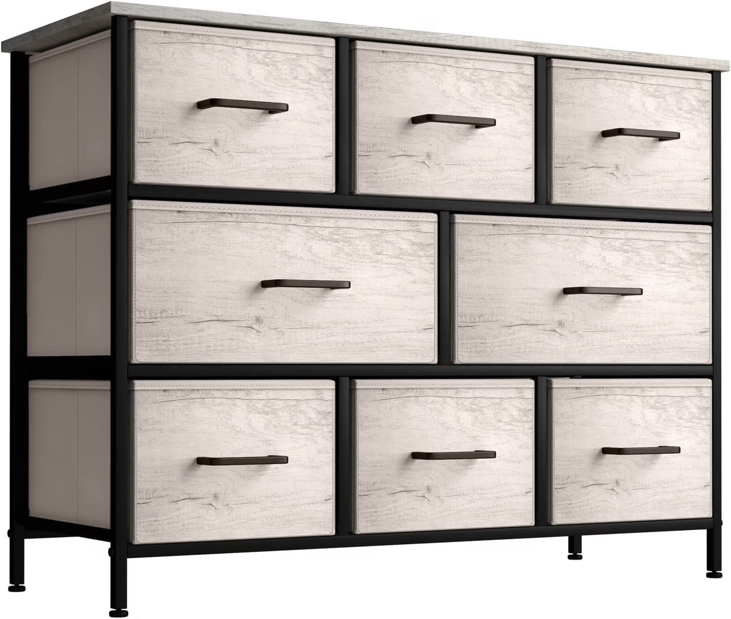 Sorbus Portable Drawer Organizers for Clothes, Blankets, Linens, Toys, Rustic Black