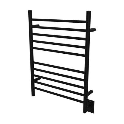 Amba Products 33.5" Gold Hardwired Straight 10 Polished Bar Towel Warmer
