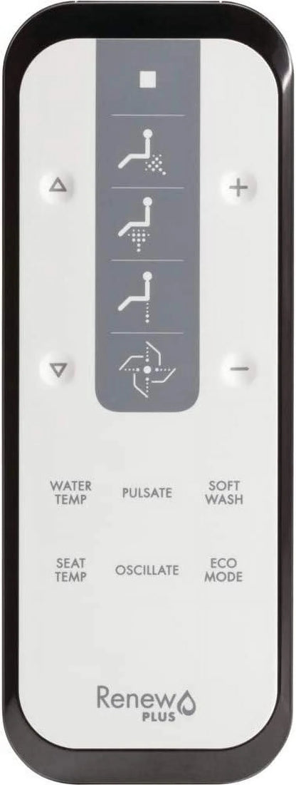 Bemis BMS-B1980NL-BID-BN-UBS Re Plus Heated Bidet Cleansing Spa with Hot Air Dryer