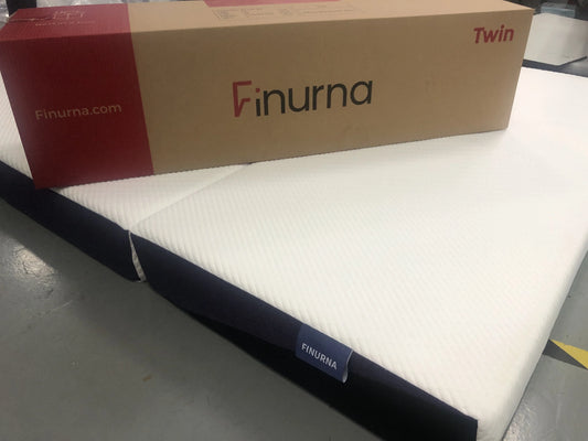 Finurna 8Inch Trifold Memory Foam Mattress in a box
