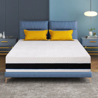 Twin Mattress,12 inch Gel Memory Foam Twin Size Mattress for Pressure Relief,Mattress in a Box