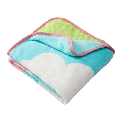 Gabby's Dollhouse Kids Fleece Throw Blanket, 46 x 60, Blue and Green, DreamWorks