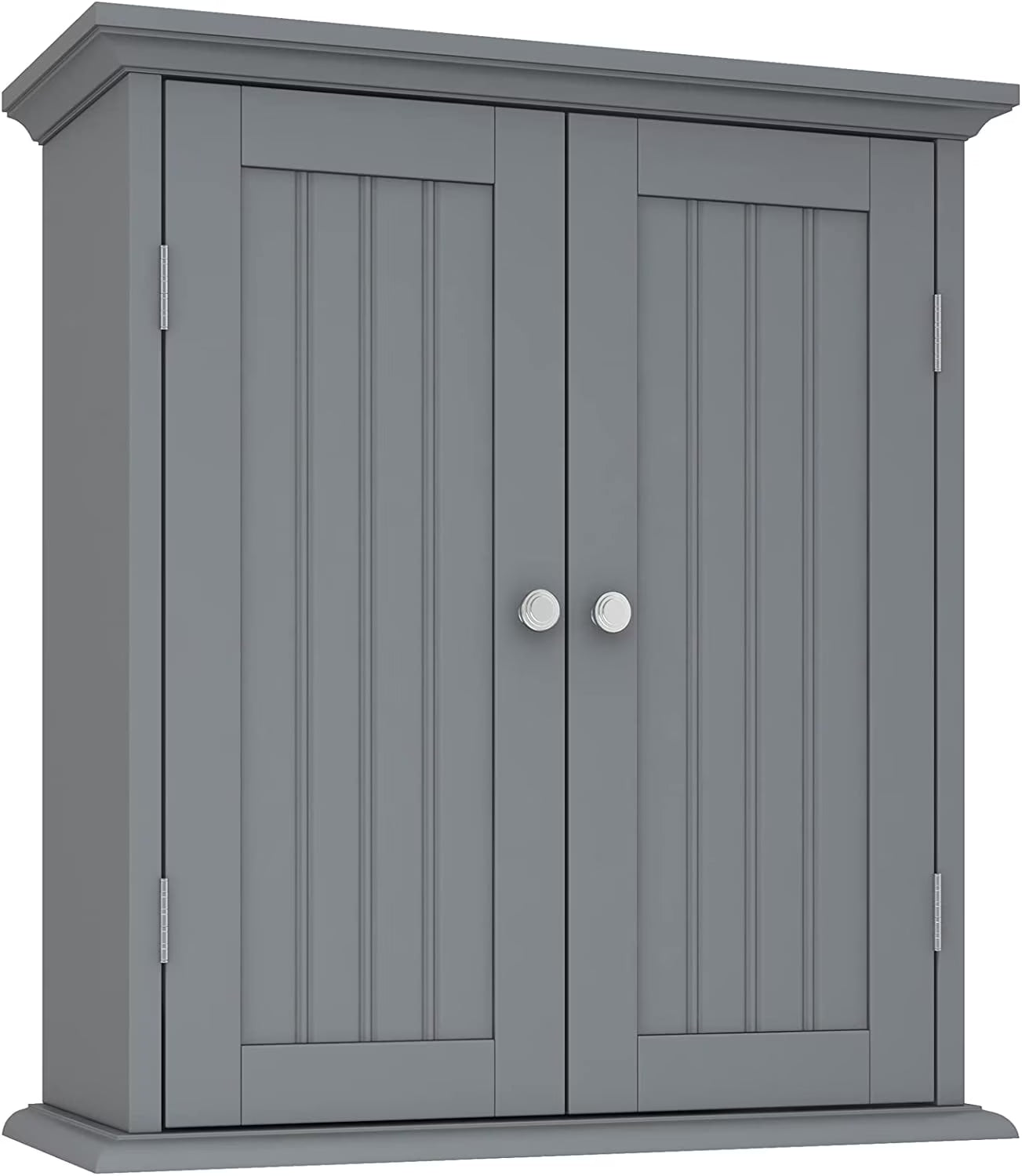 Bathroom Wall Cabinet, Over The Toilet Space Saver Storage Cabinet, Medicine Cabinet with 2 Door and Adjustable Shelves, Cupboard