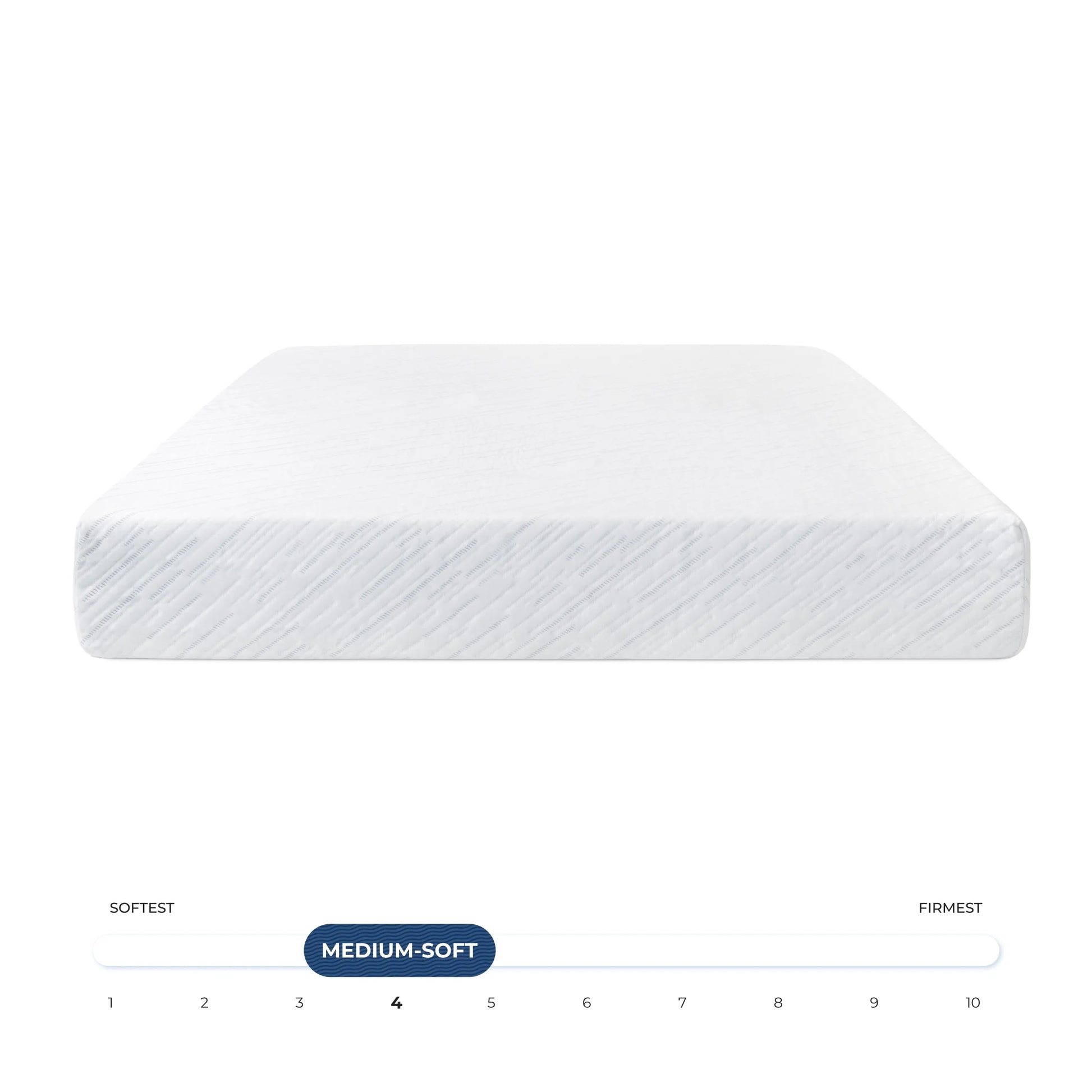 Brooklyn Bedding 10" Twin Plush Memory Foam Mattress in a Box
