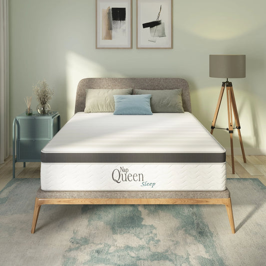 NapQueen Maxima 10°?Hybrid of Cool Gel Infused Memory Foam and Coils Mattress, Full