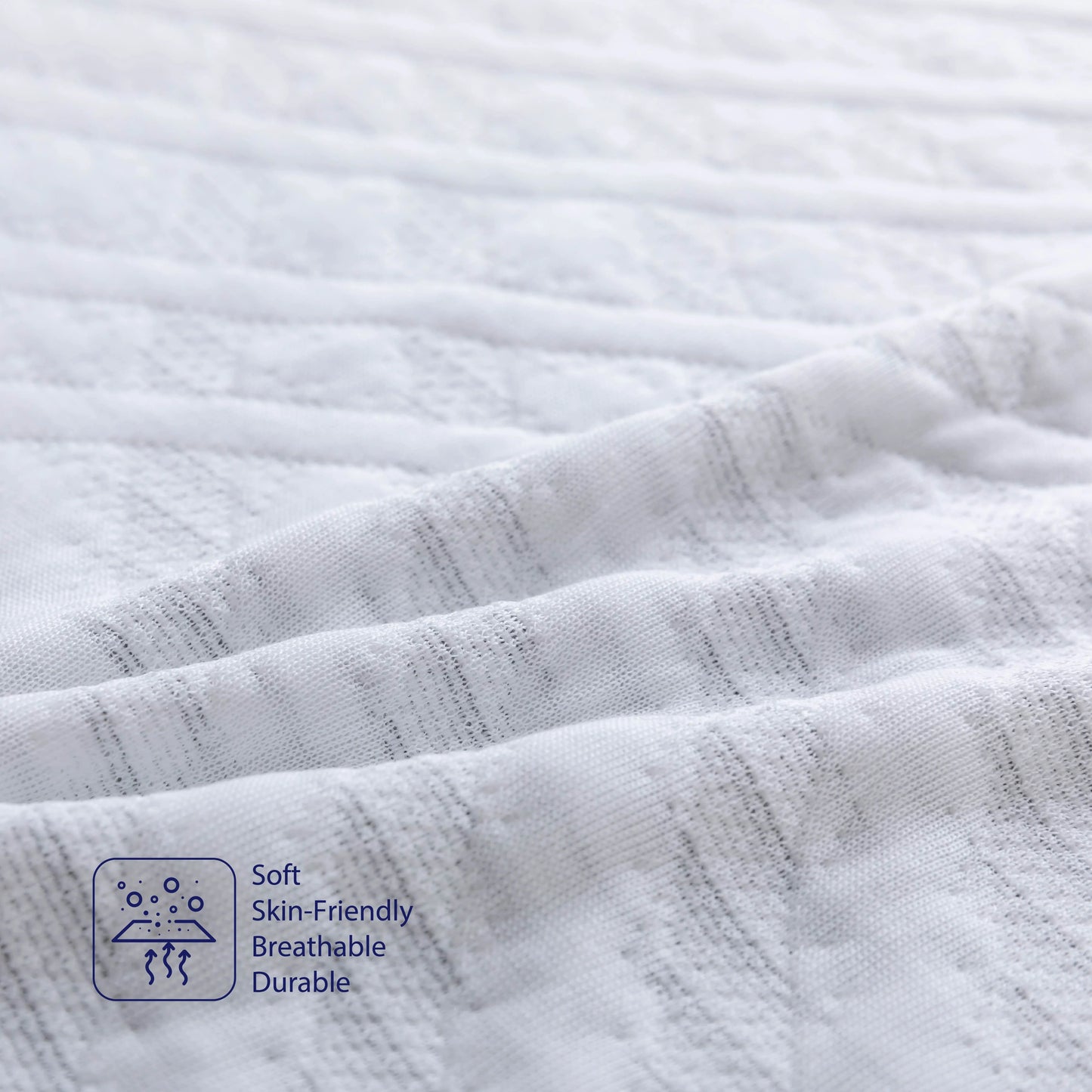MLILY Ego White 6 inch Full Size Mattress, Memory Foam Mattress in a Box, Medium Firm