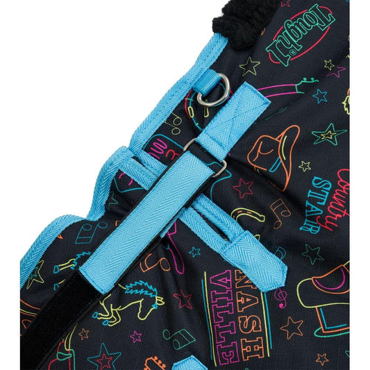 Tough1 1200D Nashville Nights Turnout Blanket with Snuggit 78"