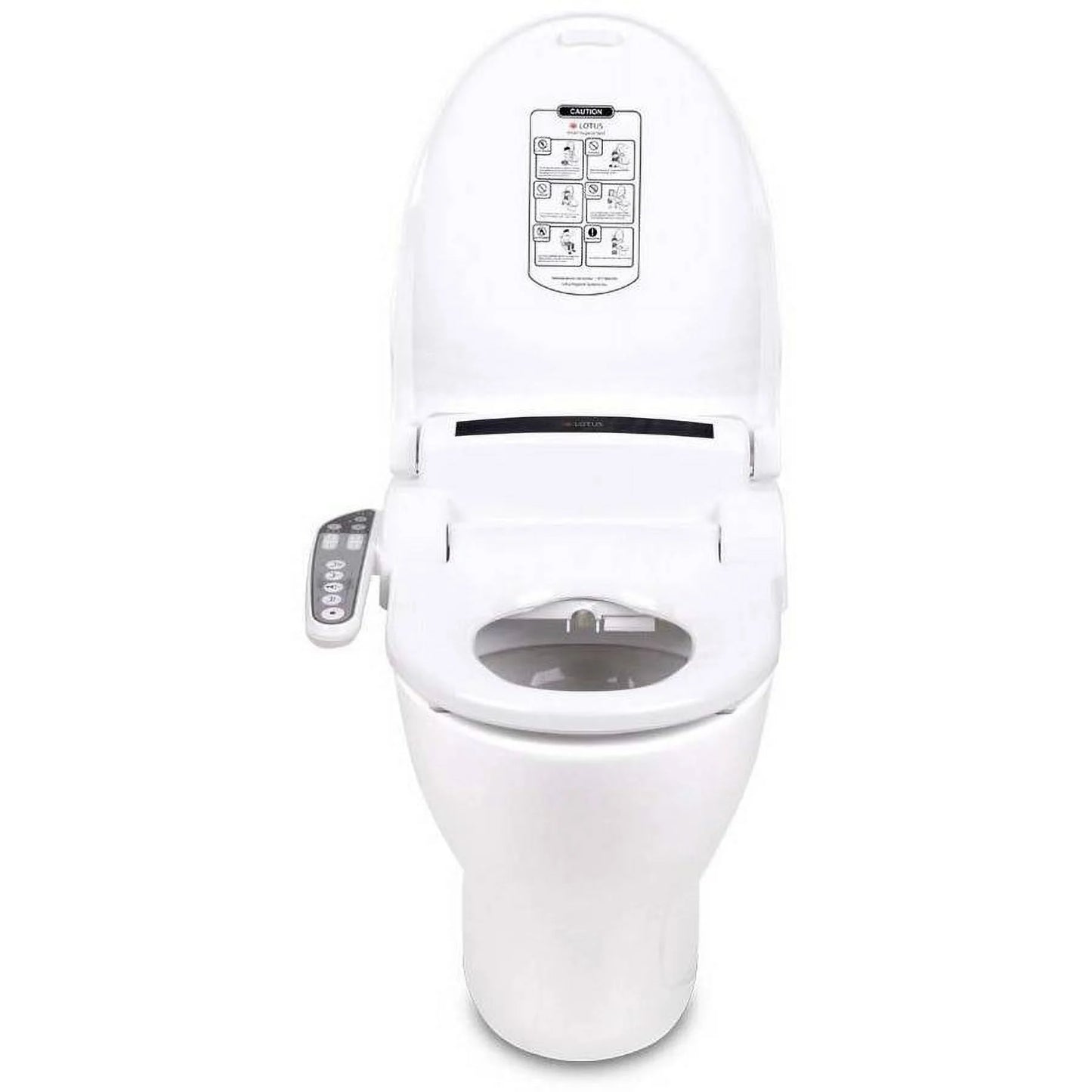 Lotus ATS-800 Round Smart Bidet Toilet Seat, White