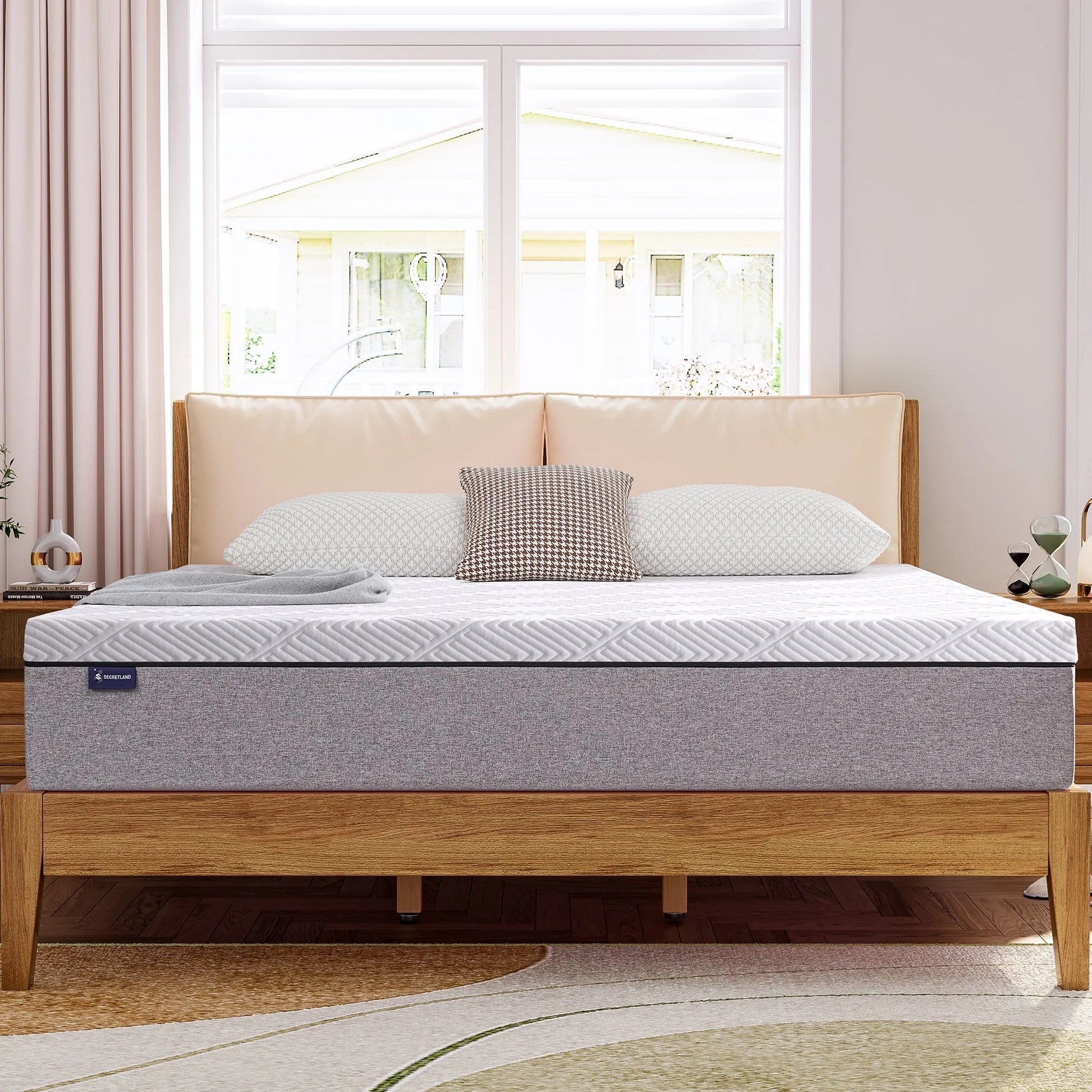 Queen Mattress, Ssecretland 10 Inch Gel Memory Foam Mattress in a Box, Queen Mattress