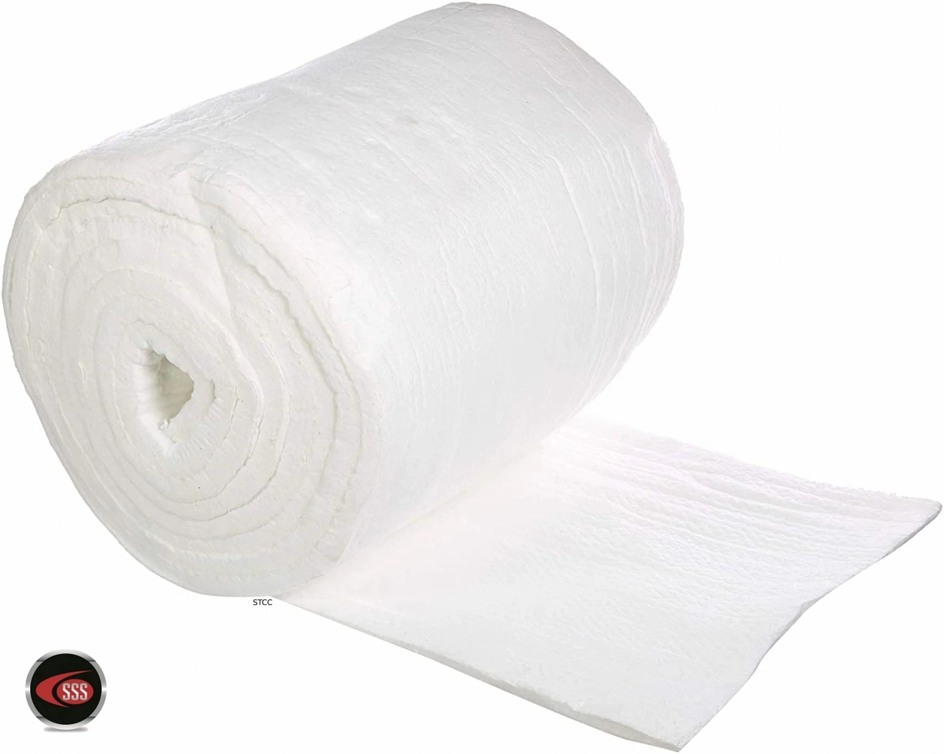 Ceramic Fiber Blanket Insulation 6# 2300F 1"x24"x25' for Wood Stoves, Pizza Ovens, Kilns, Forges & More - 6# Pound 2300 Degrees (Qty 1 Box)