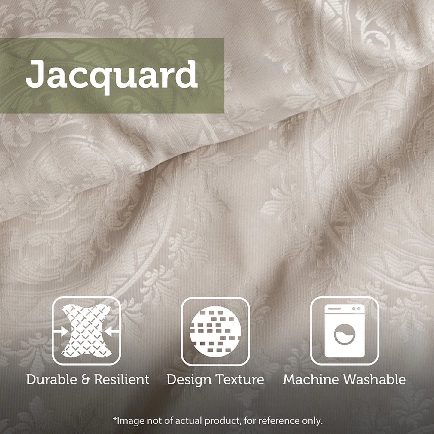 Home Essence Dennie 16 Piece Jacquard Complete Bedding Set With 2 Sheet Sets, King, Brown