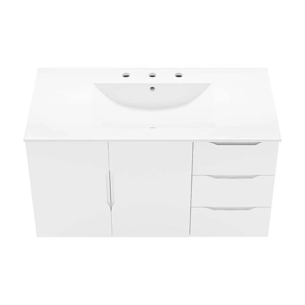Modway Vitality 36" Bathroom Vanity in White White