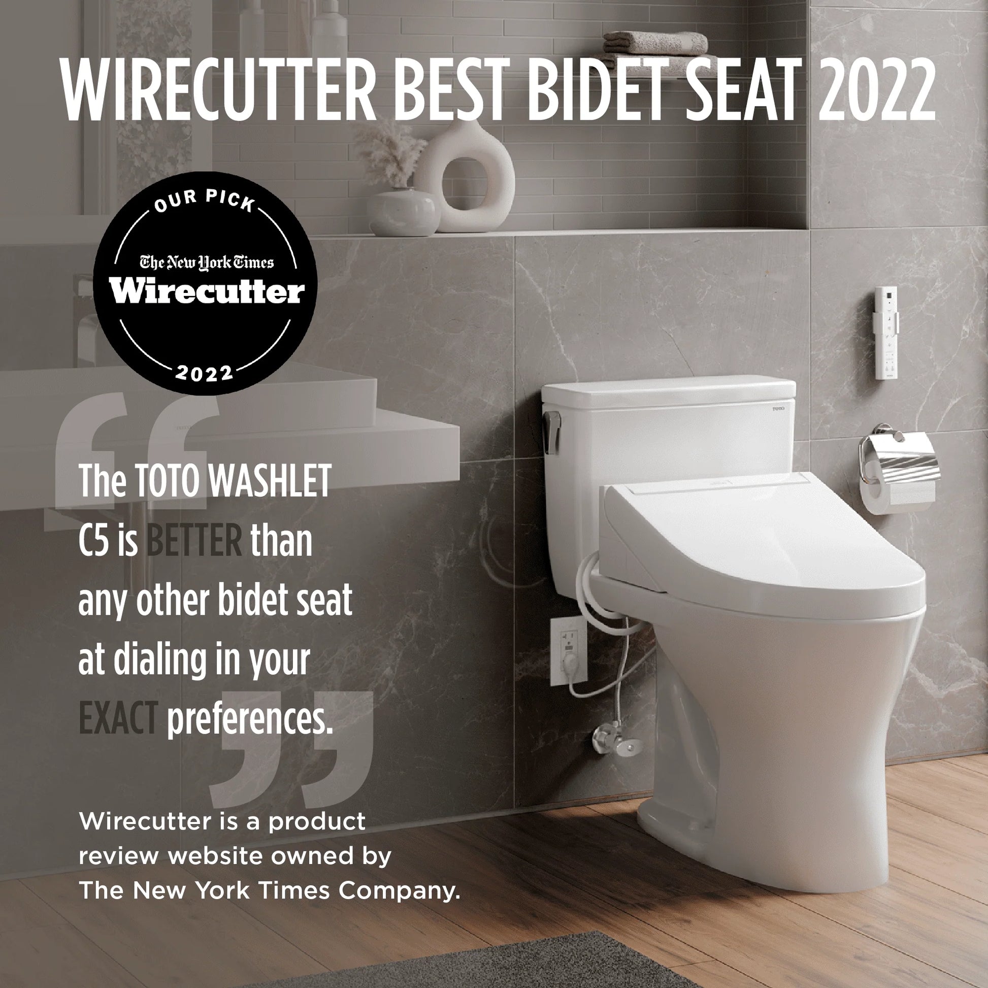 TOTO WASHLET C5 Electronic Bidet Toilet Seat with PREMIST and EWATER+ Wand Cleaning, Elongated, Sedona Beige - SW3084#12