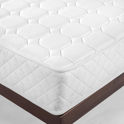 Zinus 8" Quilted Hybrid Mattress of Comfort Foam and Pocket Spring, Full