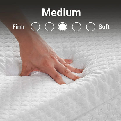 SOPAT 3 Inch Memory Foam Mattress Topper Queen Size,7-Zone High Density Cooling Gel-Infused Mattress Pad,with Removable & Washable Bamboo Fiber Cover