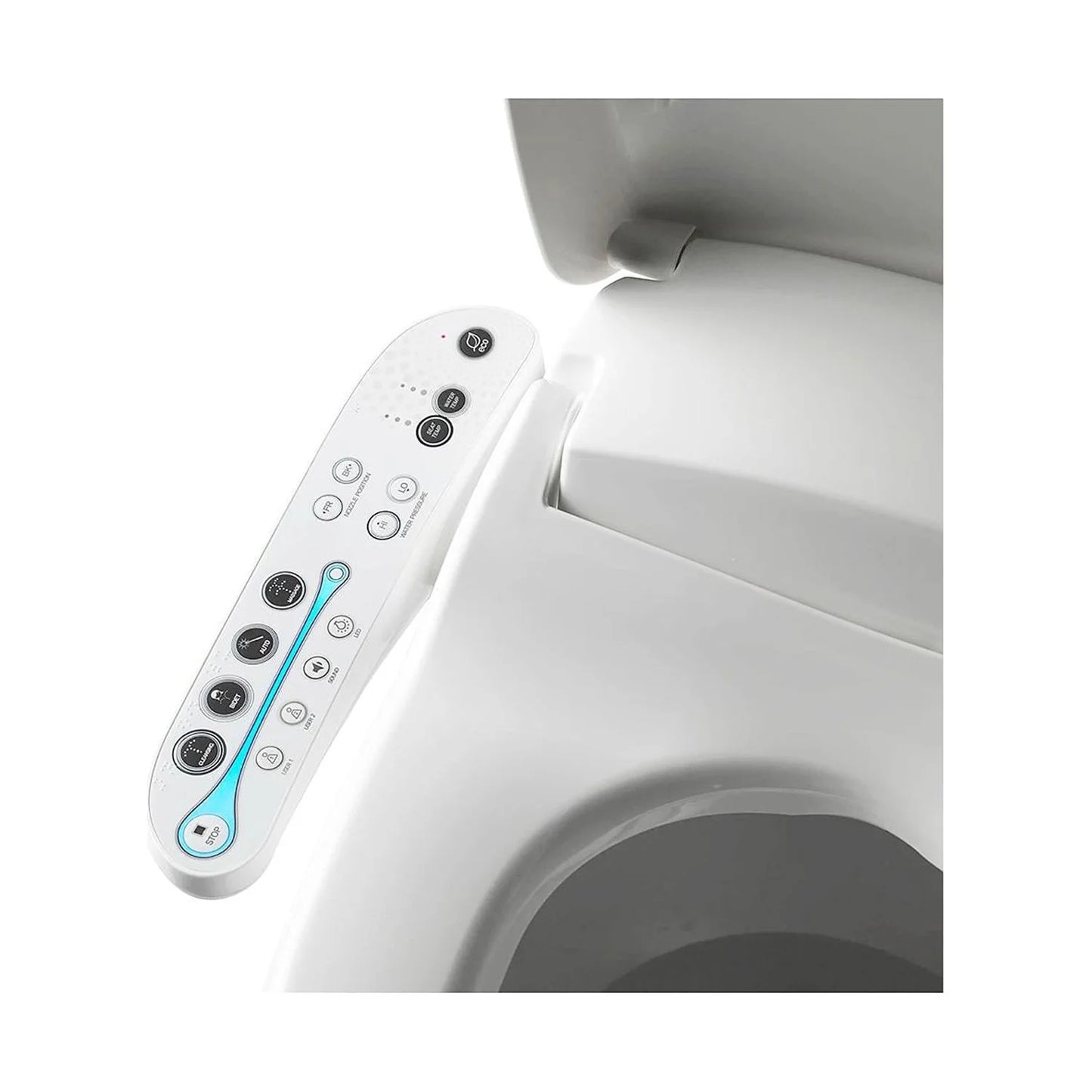 Bio Bidet A7 Elongated Electric Bidet Seat, White
