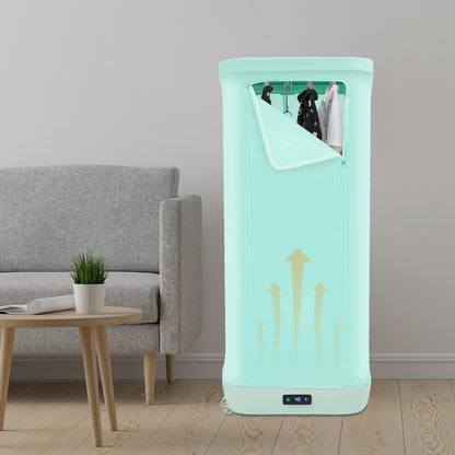 Portable Clothes Dryer Mini Electric Wardrobe Clothing Drying Machine Freestand for Homes, Dormitories
