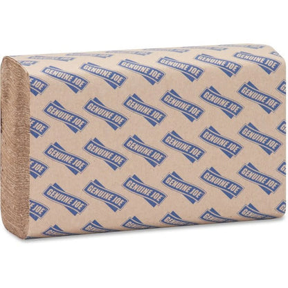 Genuine Joe Multi-Fold Natural Paper Towels, 250 Count, (Pack of 16)