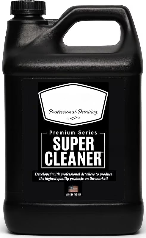 Super Cleaner | Effective Car Interior Cleaner | Leather Car Seat Cleaner | Stain Remover for Carpet, Upholstery, Fabric, and Much More! | 18 Oz Kit with Microfiber Towel