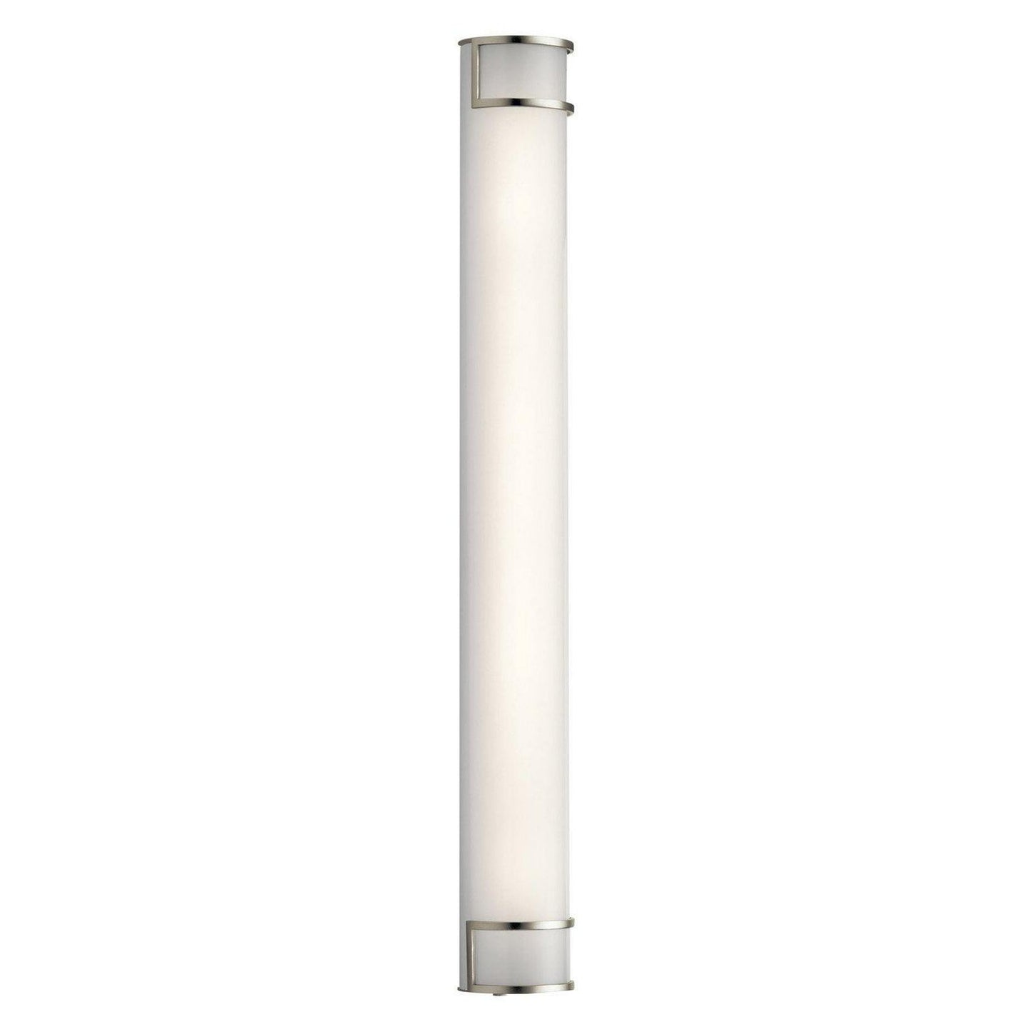1 Light Linear Bath Vanity Approved For Damp Locations With Transitional Inspirations 4.5 Inches Tall By 36.5 Inches Wide Kichler Lighting 11143Niled