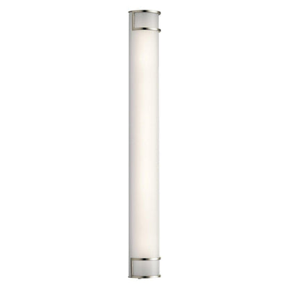 1 Light Linear Bath Vanity Approved For Damp Locations With Transitional Inspirations 4.5 Inches Tall By 36.5 Inches Wide Kichler Lighting 11143Niled