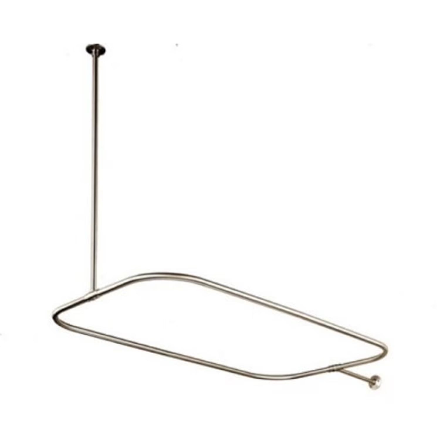 Kingston Brass CC3151 Rectangular Shower Curtain Rod CC3151
