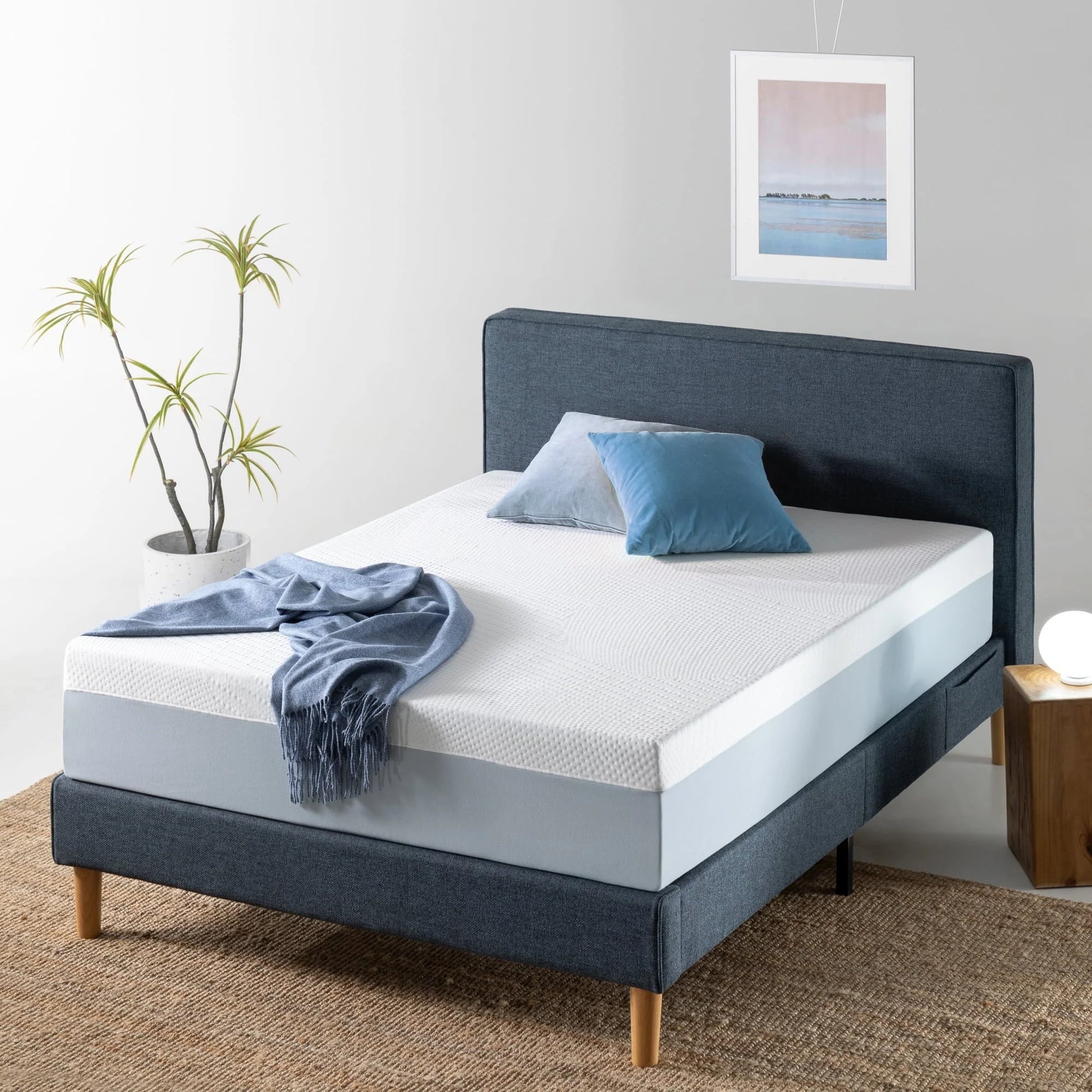 Spa Sensations by Zinus 12" Gel Essential Memory Foam Mattress, King