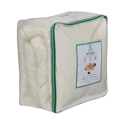 Sleep & Beyond myTopper, 100% Washable Wool Mattress Topper, Full 54x7", 1.5in thick