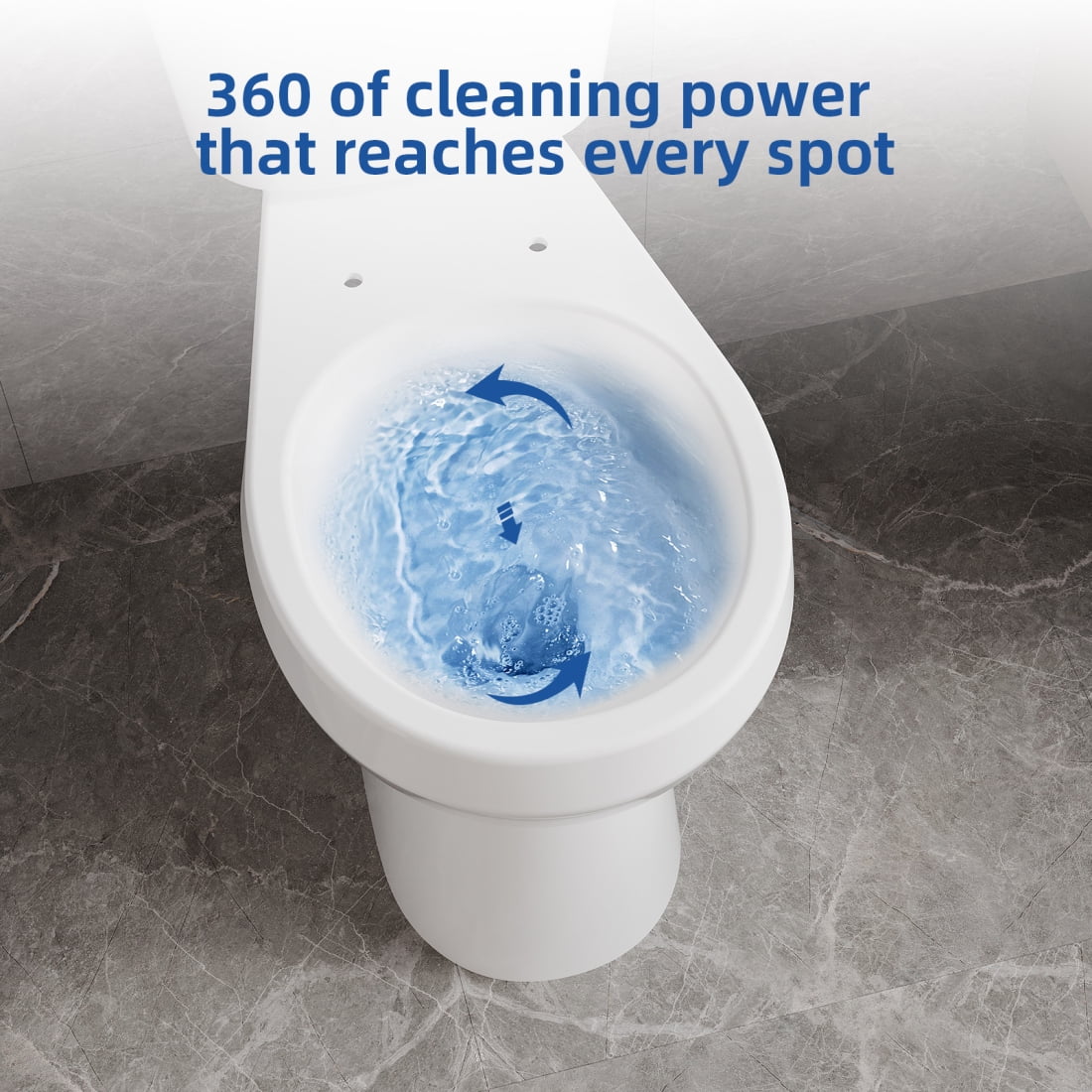 21" Toilet, Two-Piece Toilet, ADA Toilet with Dual Flush, Round Toilets for Bathrooms with Soft Close Seat, Universal Height with 1.28 Siphonic Flush Cotton White