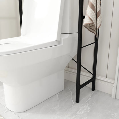HLR Bathroom Storage Cabinet over Toilet with Sliding Door,Toilet Storage Iron Shelf, Wooden Cabinet