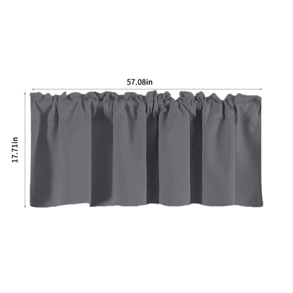 Blackout Curtains Kitchen Curtain,Short Curtains Half Window Curtains for Bedroom,Privacy Curtain Tiers for Windows, Energy Saving Curtain Tiers for Bathroom Shades,57°18inches per Panel