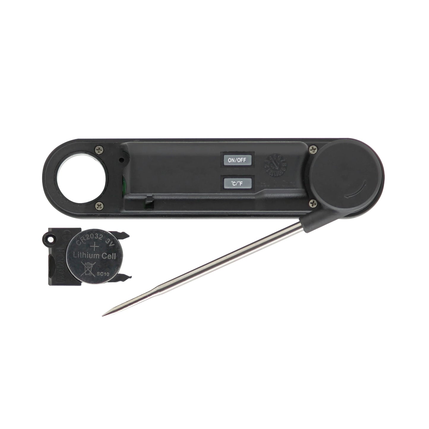 Digital Folding Probe Meat Thermometer with Blue Backlight Display