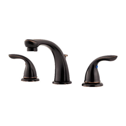 Pfirst Series 2-Handle 8" Widespread Bathroom Faucet in Brushed Nickel