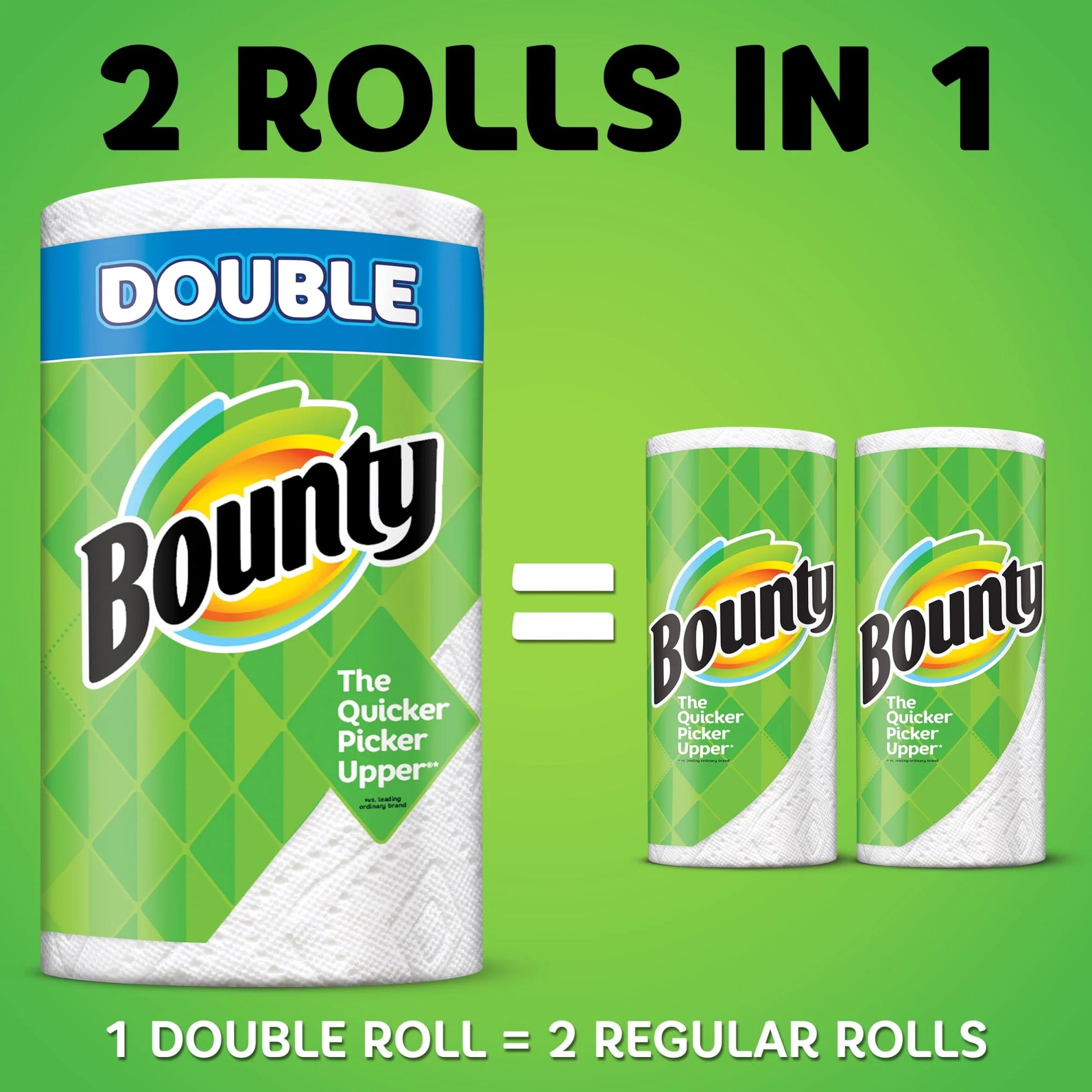 Bounty Select-A-Size Paper Towels, White, 12 Double Rolls