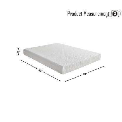 OakvillePark Malden 8-Inch Gel Infused Memory Foam Mattress, Queen