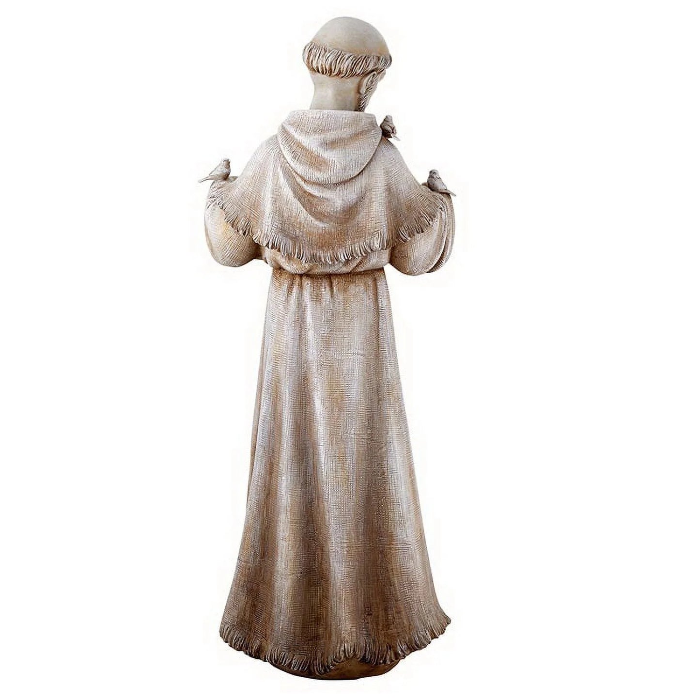 Saint Francis Bird Bath & Feeder Statue, Outdoor Dcor, 24 Inches