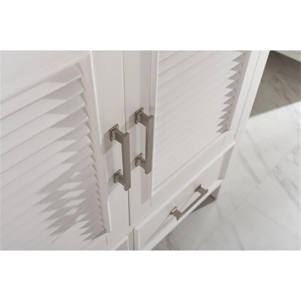 Design Element Estate 102" Double Sink Bathroom Vanity Modular Set in White