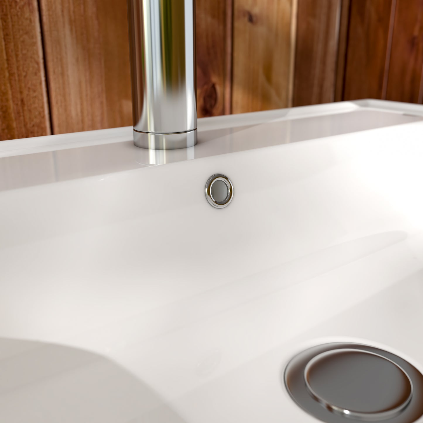 Meje 21.7x 12.5×5.3 inch Rectangle Bathroom Ceramic White Countertop Vanity Sink Glossy Finish