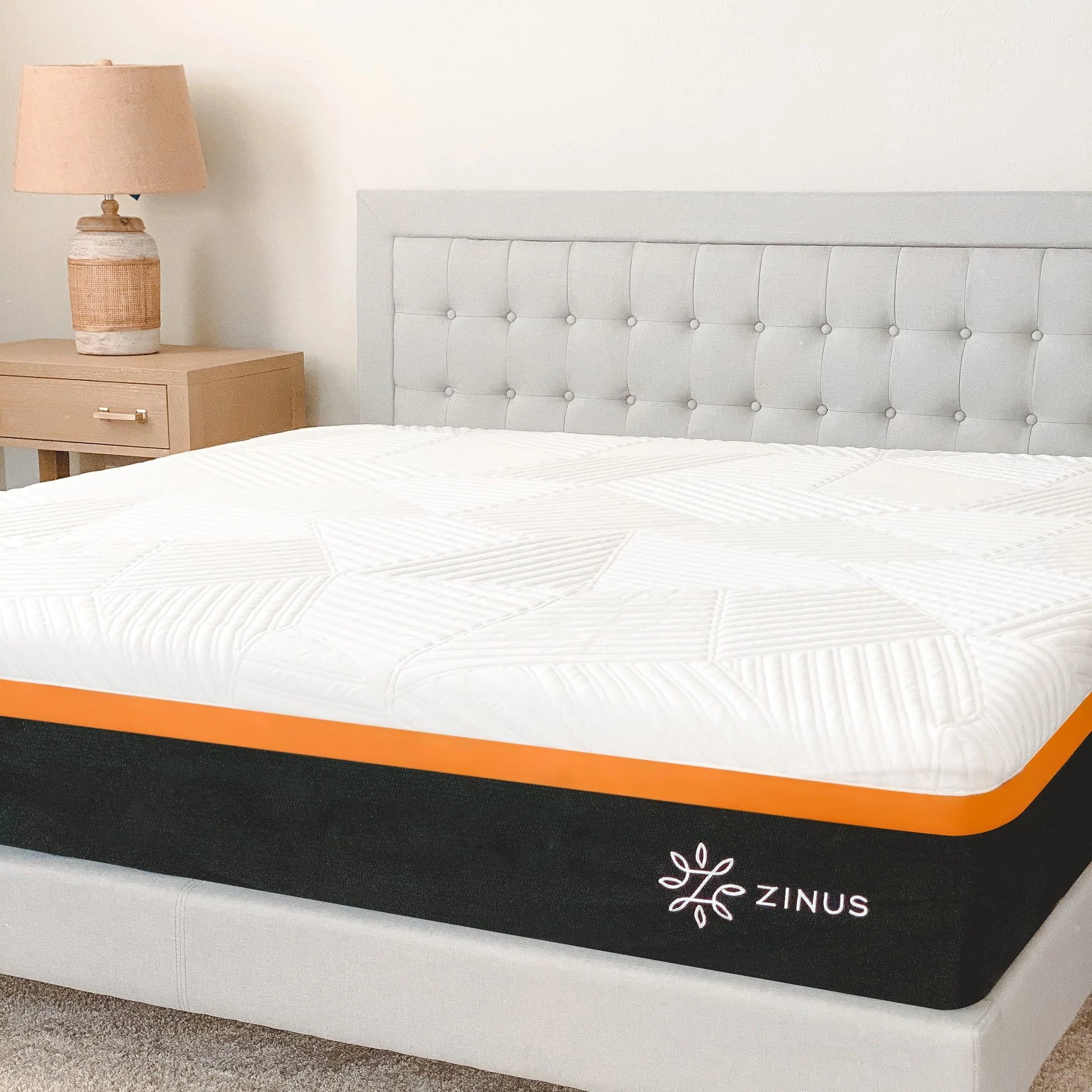 Zinus Cooling Copper ADAPTIVE® 10" Hybrid of Copper Memory Foam and Pocket Spring Mattress, Queen