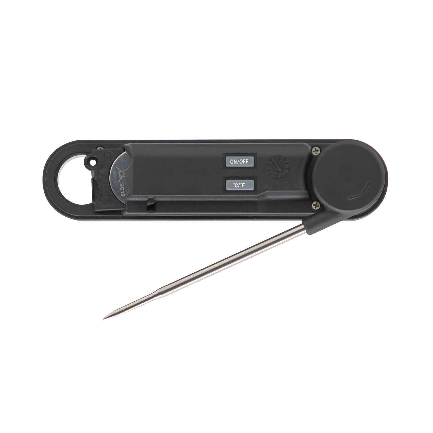 Digital Folding Probe Meat Thermometer with Blue Backlight Display