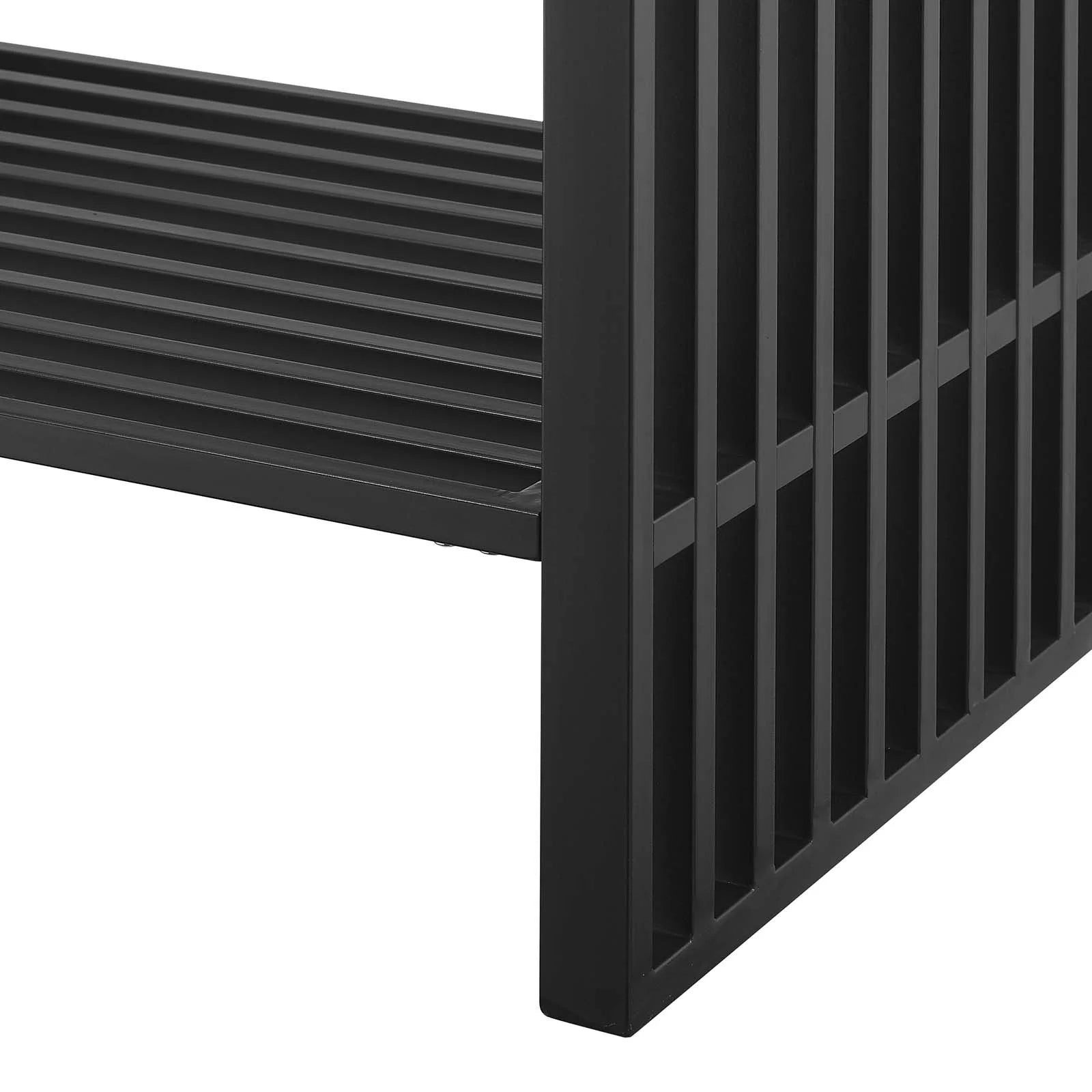 Modway Gridiron 36" Bathroom Vanity in White Black