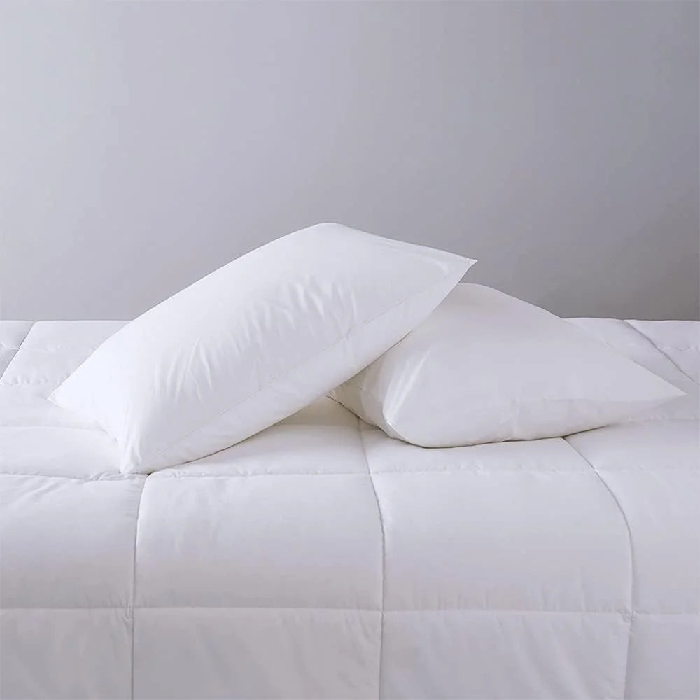 Ryotei Gel Fiber King Pillows Bulk (20x36) 12 Pack - Extra Soft Down Alternative Hotel Bed Pillows - 100% Cotton T-235 Cover, Washable, Hypoallergenic & Durable Pillows for Hotels, Resorts & AirBnB