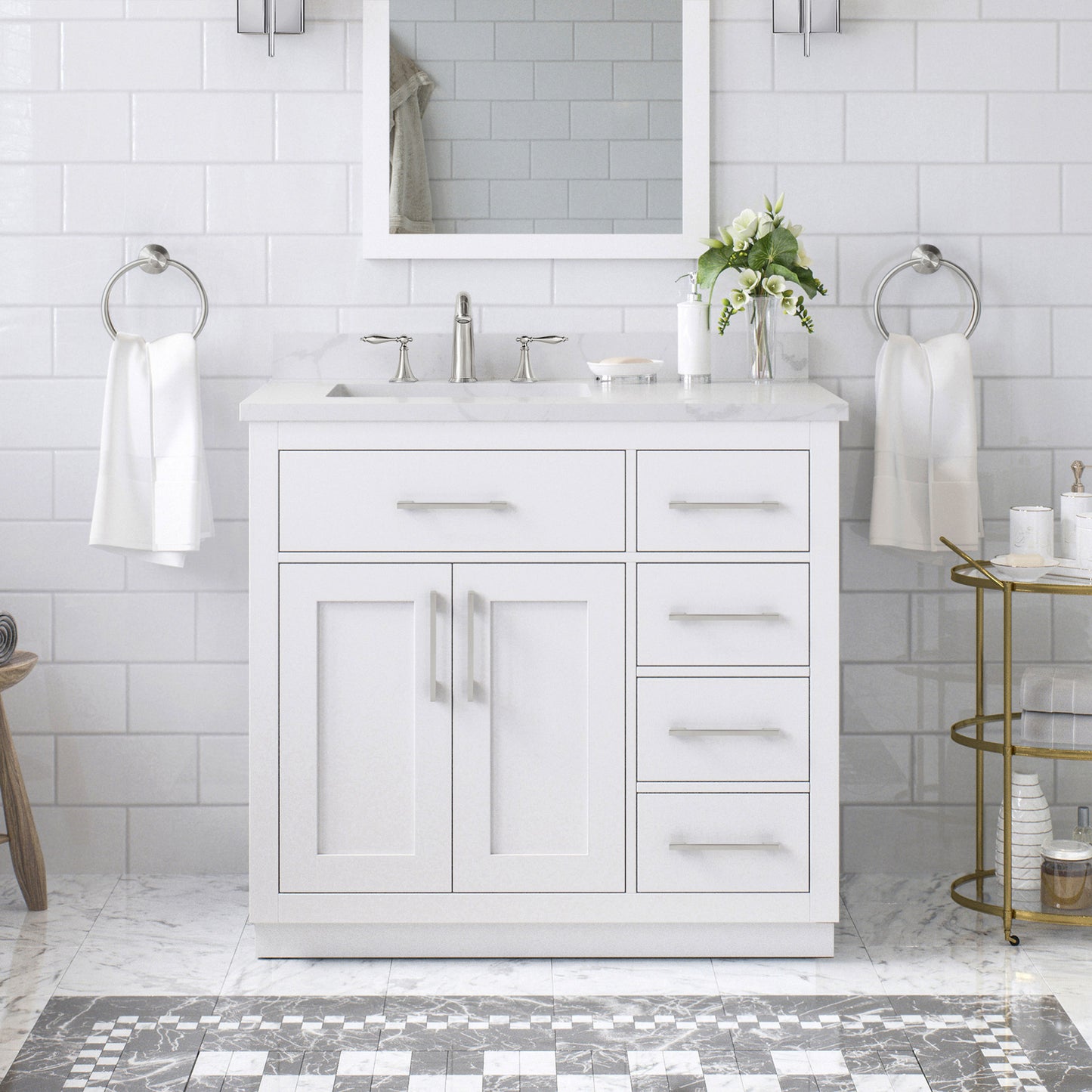 OVE Decors Alonso Bath Vanity in White